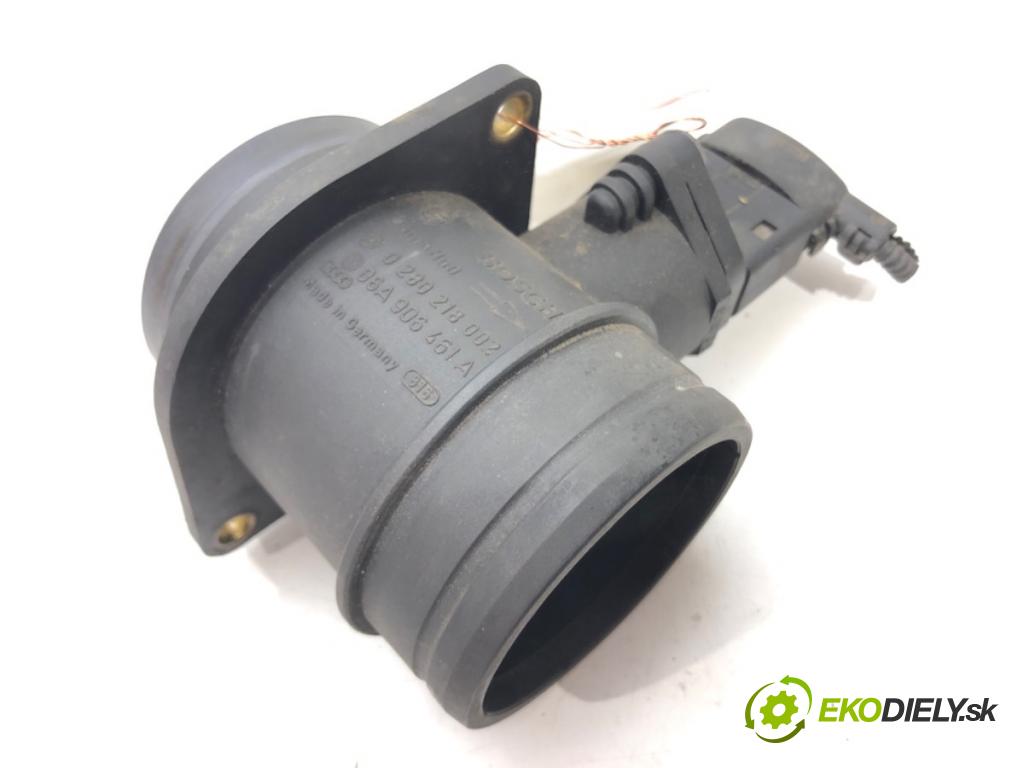 VW LUPO I (6X1, 6E1) 1998 - 2005    1.2 TDI 3L 45 kW [61 KM] olej napędowy 1999 - 2005  Váha vzduchu 0280218002 (Váhy vzduchu)