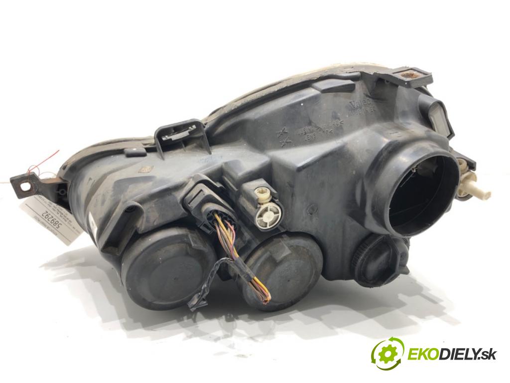 VW POLO (9N_, 9A_) 2001 - 2014    1.2 12V 47 kW [64 KM] benzyna 2001 - 2007  Svetlomet pravy predný