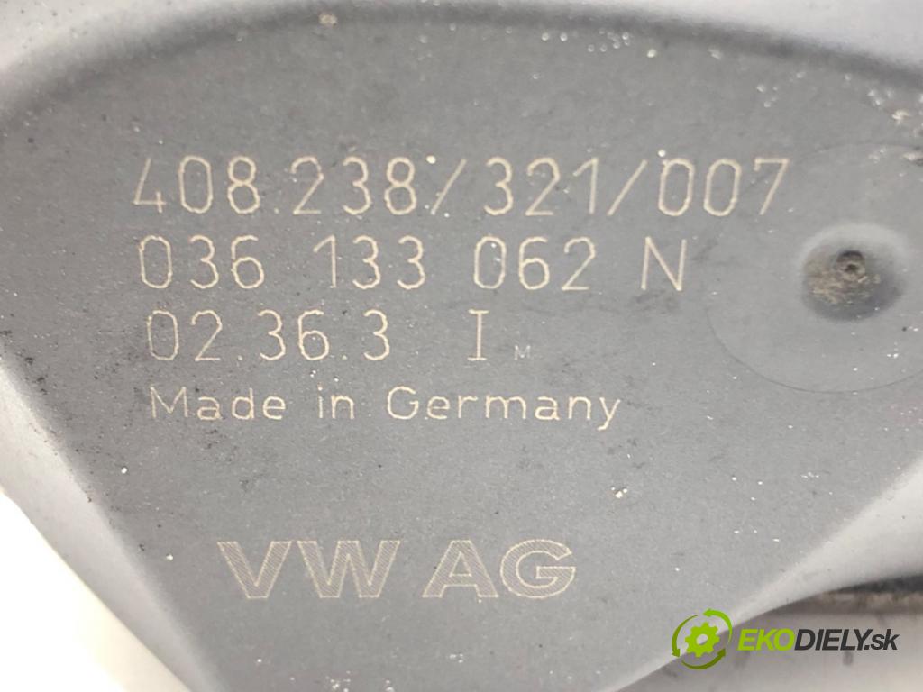 VW POLO (9N_, 9A_) 2001 - 2014    1.2 12V 47 kW [64 KM] benzyna 2001 - 2007  Škrtiaca klapka 036133062N (Škrtiace klapky)