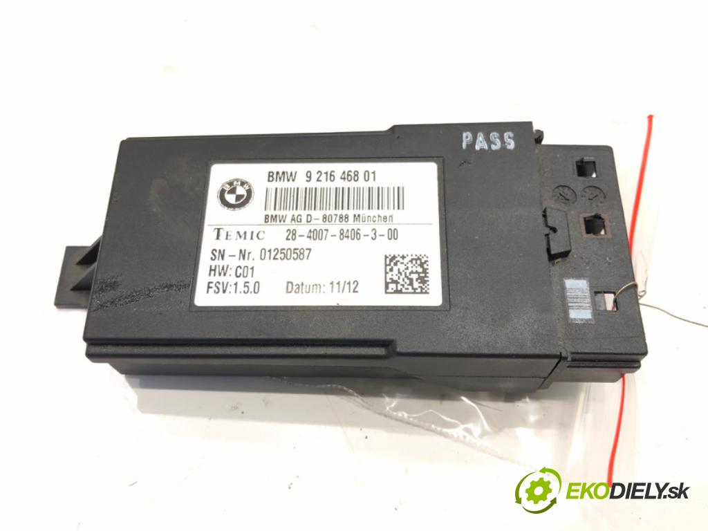 BMW 5 (F10) 2009 - 2016    528 i xDrive 180 kW [245 KM] benzyna 2011 - 2016  Modul sedačky 9216468