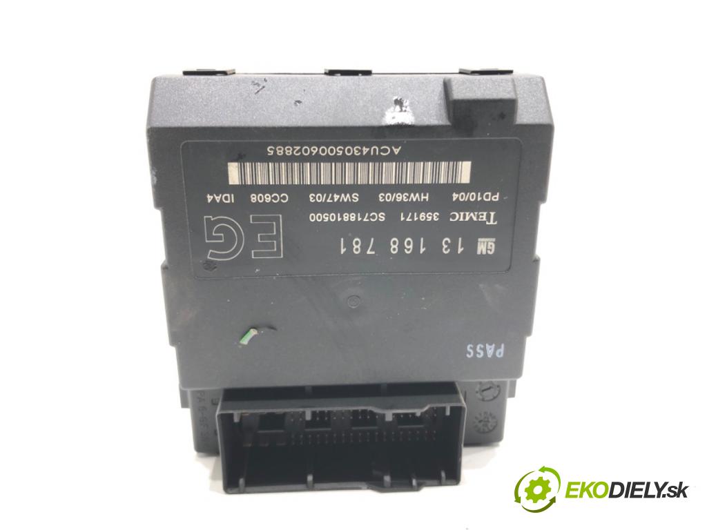 OPEL VECTRA C (Z02) 2002 - 2009    1.8 16V 90 kW [122 KM] benzyna 2002 - 2008  Modul svetiel 13168781 (Ostatné)