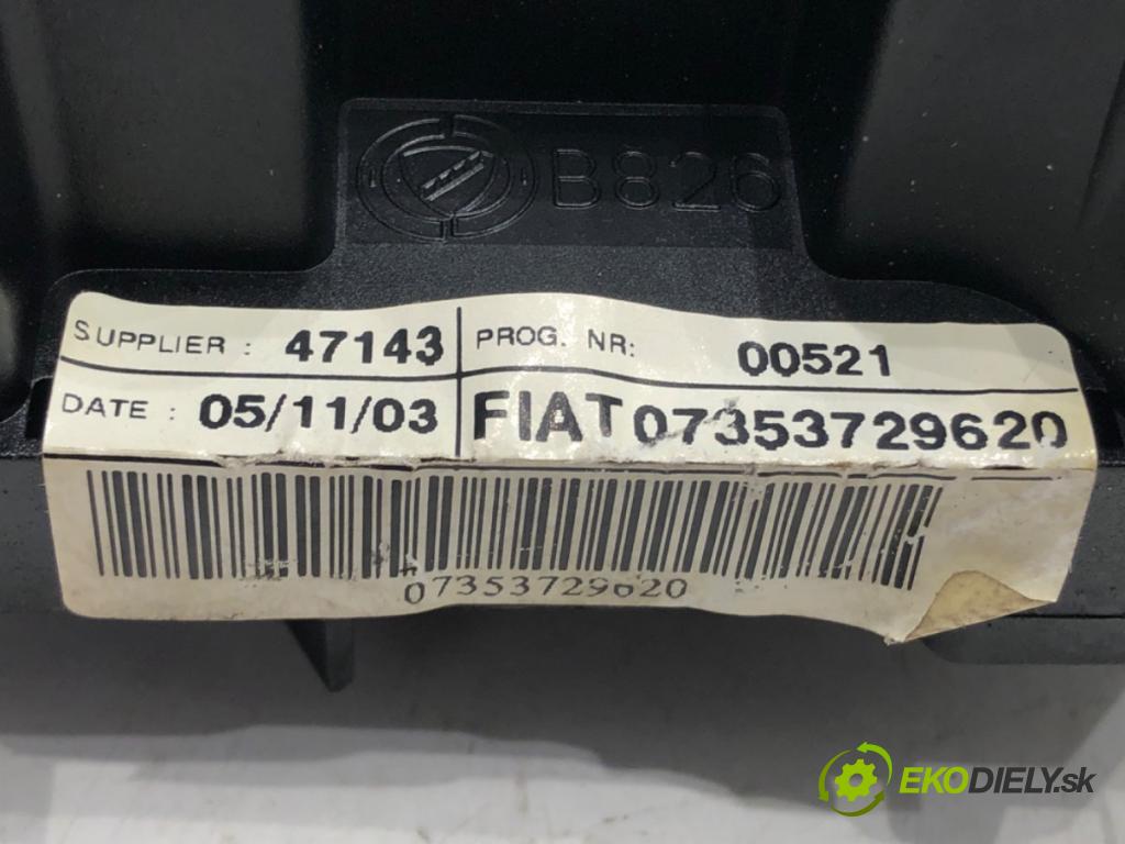FIAT STILO Multi Wagon (192_) 2003 - 2008    1.9 JTD 85 kW [115 KM] olej napędowy 2003 - 2008  Prepínač kombinovaný 07353729620 (Prepínače, spínače, tlačidlá a ovládače kúrenia)