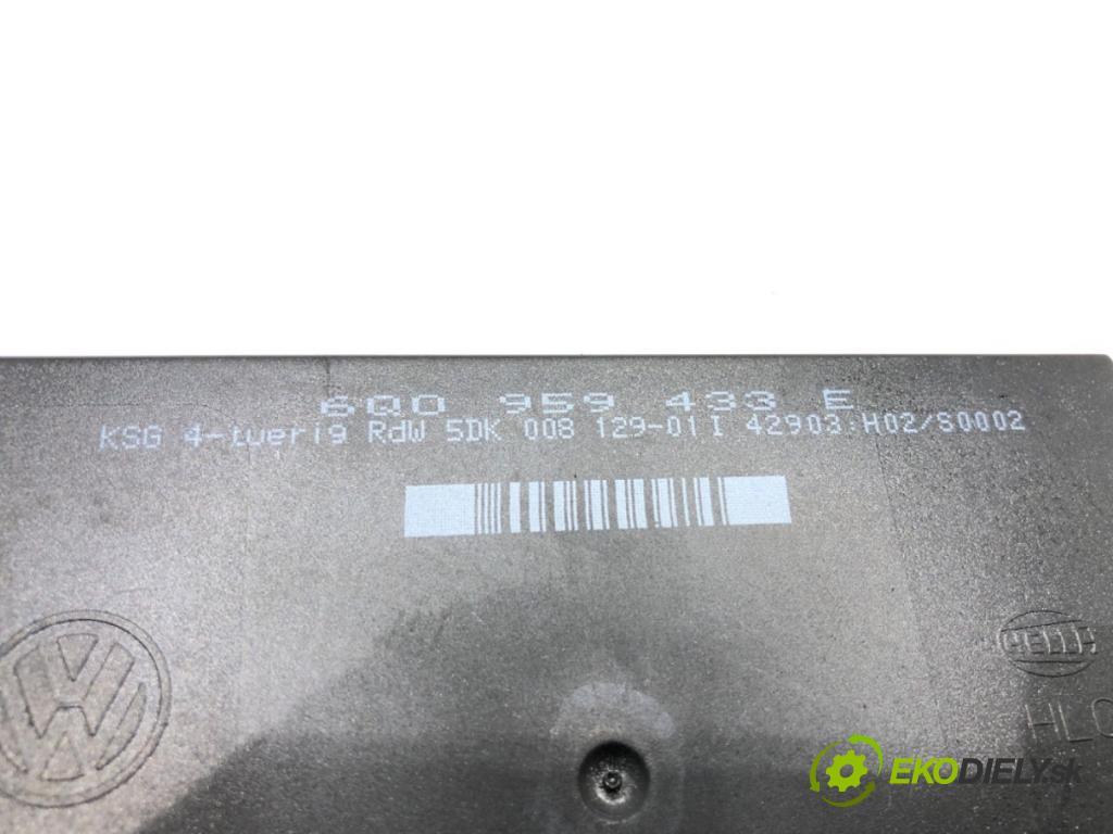 SEAT CORDOBA (6L2) 2002 - 2009    1.9 TDI 96 kW [131 KM] olej napędowy 2002 - 2009  Modul komfortu 6Q0959433E (Moduly komfortu)