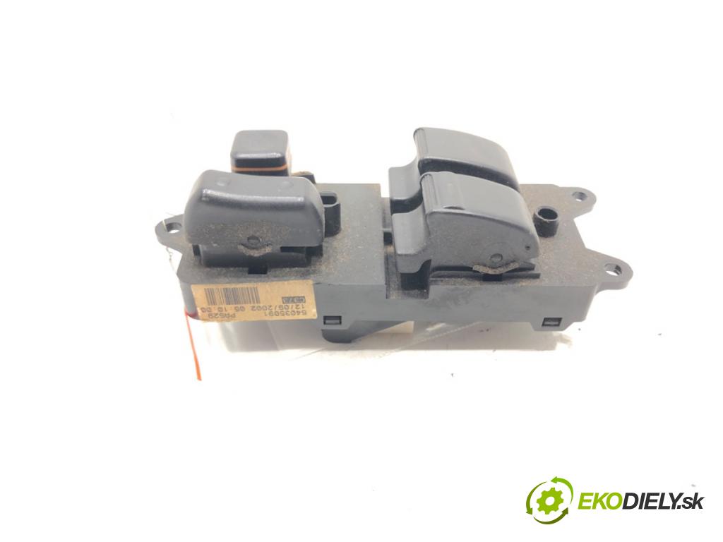 TOYOTA COROLLA (_E12_) 2001 - 2007    2.0 D-4D (CDE120R_, CDE120L_) 85 kW [116 KM] olej napędowy 2003 - 2007  Prepínač okien 84820-02110 (Prepínače, spínače, tlačidlá a ovládače kúrenia)