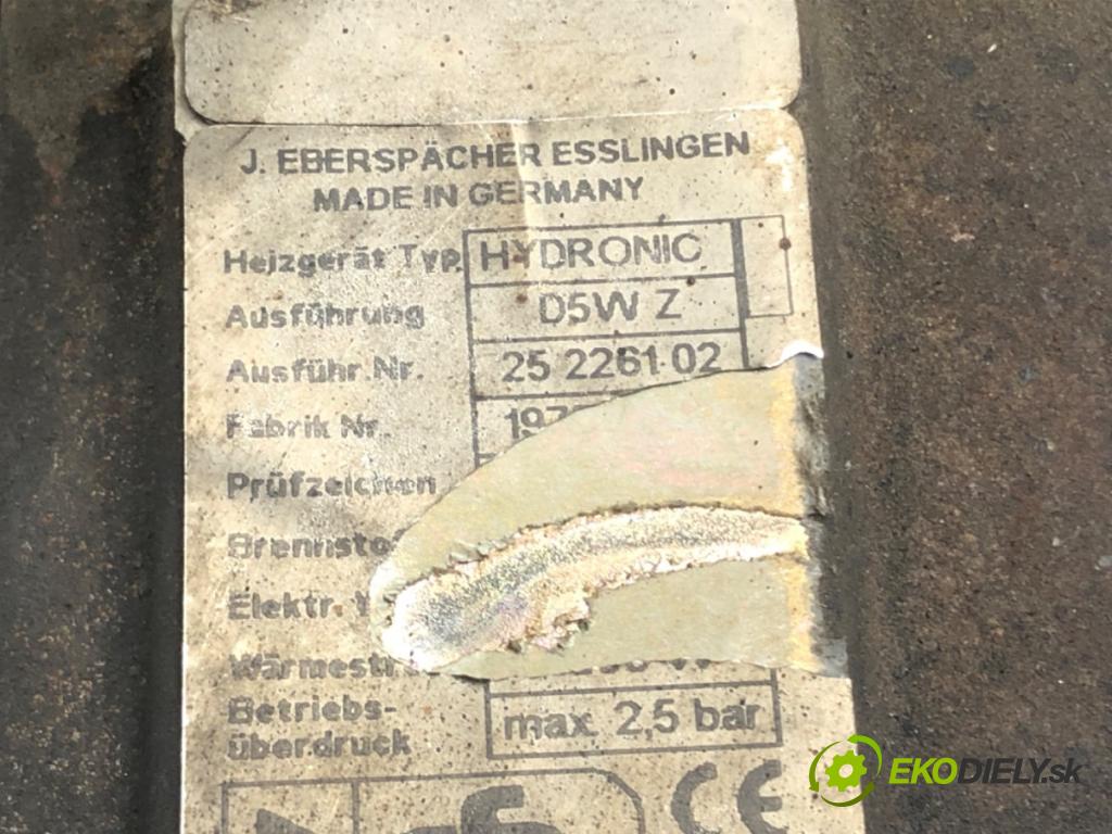 TOYOTA COROLLA (_E12_) 2001 - 2007    2.0 D-4D (CDE120R_, CDE120L_) 85 kW [116 KM] olej napędowy 2003 - 2007  Webasto 25226102 (Webasto ohřívače)