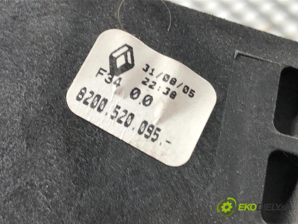 RENAULT SCÉNIC II (JM0/1_) 2003 - 2010    1.9 dCi (JM0G, JM12, JM1G, JM2C) 88 kW [120 KM] olej napędowy 2003 - 2006  Kulisa 8200520095 (Rýchlostné páky / kulisy)