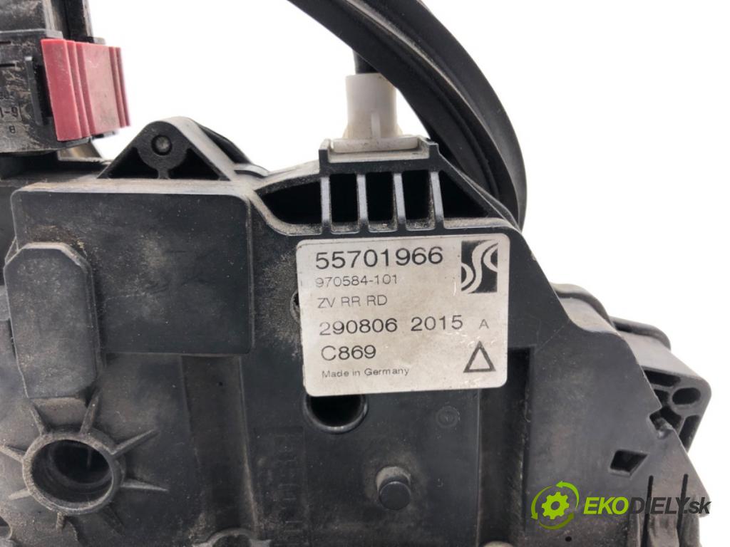 FIAT GRANDE PUNTO (199_) 2005 - 2022    1.4 (199AXB11, 199AXB1A, 199BXB1A, 199AXL1A) 57 kW  zámok dveře pravý zadní část 55701966