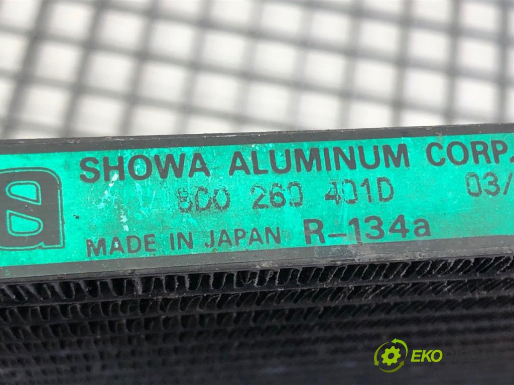 VW PASSAT B5 (3B2) 1996 - 2001    1.8 T 110 kW [150 KM] benzyna 1996 - 2000  Chladič klimatizácie 8D0260401D (Chladiče klimatizácie)