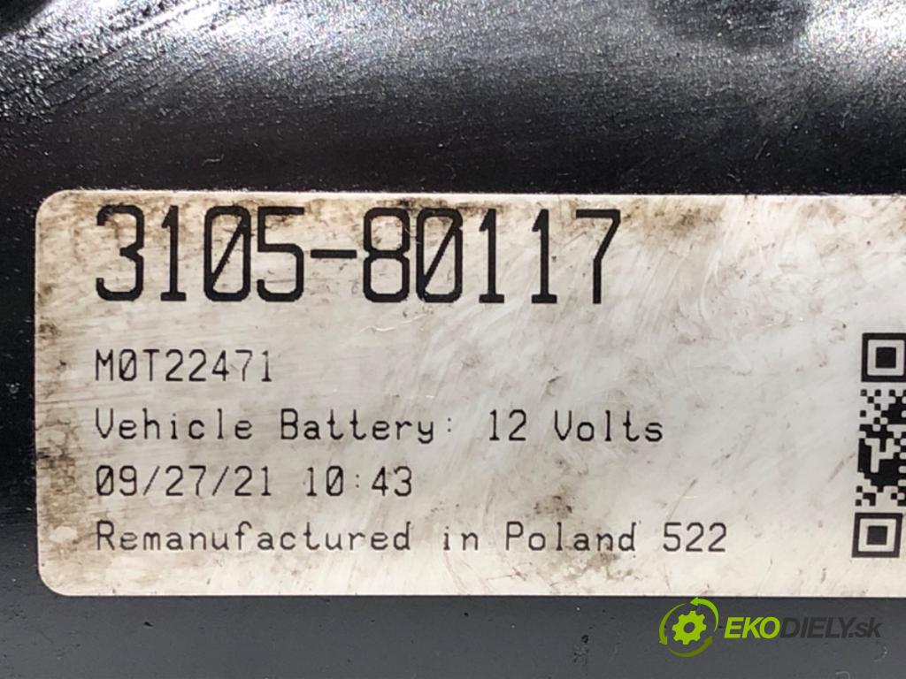 PEUGEOT 508 SW I (8E_) 2010 - 2018    1.6 HDi 85 kW [116 KM] olej napędowy 2014 - 2018  Štartér 3105-80117 (Štartéry)