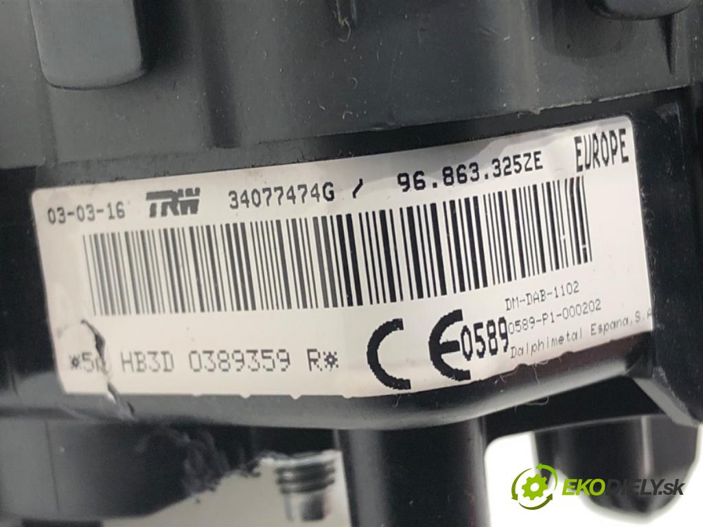 PEUGEOT 508 SW I (8E_) 2010 - 2018    1.6 HDi 85 kW [116 KM] olej napędowy 2014 - 2018  AirBag volantu 96863325ZE (Airbagy)
