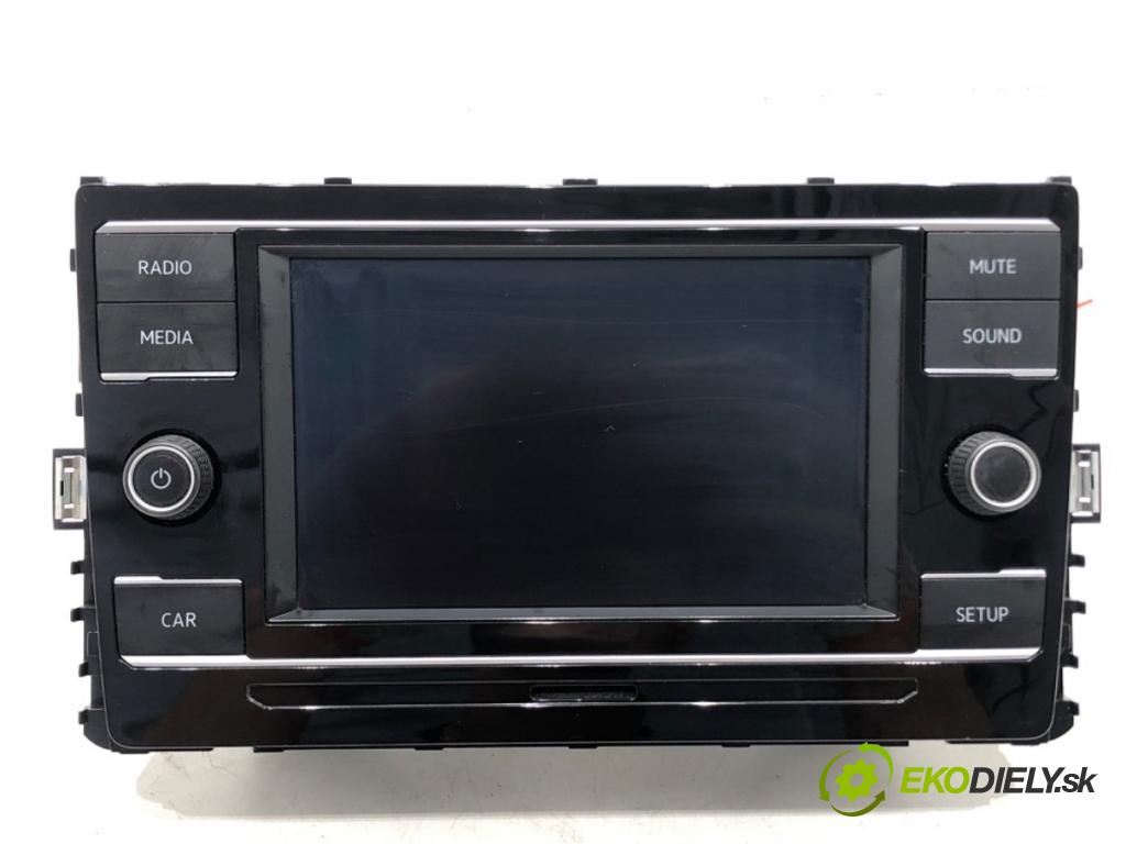 VW POLO VI (AW1, BZ1, AE1) 2017 - 2022    1.0 48 kW [65 KM] benzyna 2017 - 2022  RADIO Navigácia 17A035867 (Audio zariadenia)