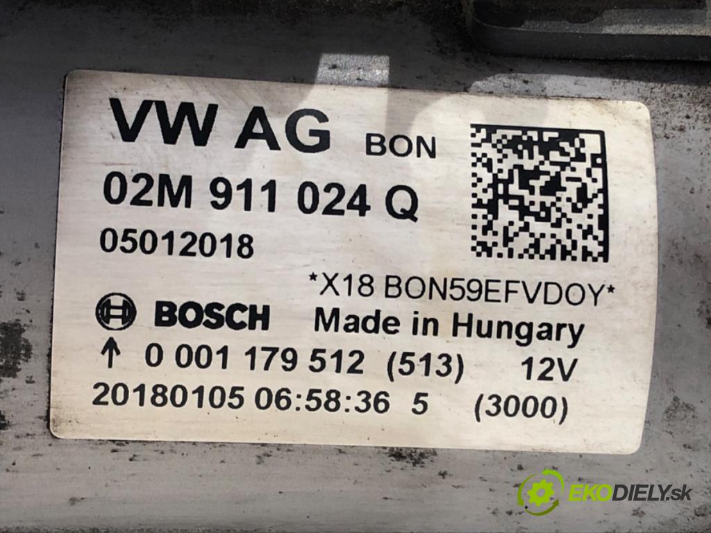 VW POLO VI (AW1, BZ1, AE1) 2017 - 2022    1.0 48 kW [65 KM] benzyna 2017 - 2022  Štartér 02M911024Q (Štartéry)
