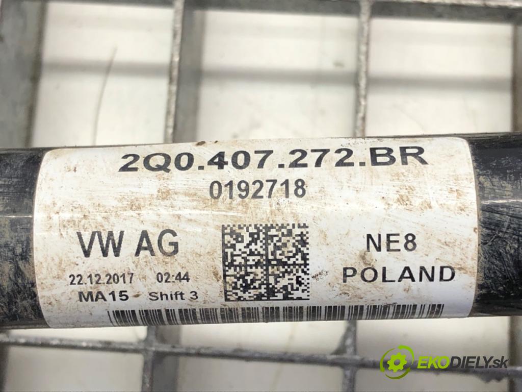 VW POLO VI (AW1, BZ1, AE1) 2017 - 2022    1.0 48 kW [65 KM] benzyna 2017 - 2022  Poloos pravy predný 2Q0407272BR