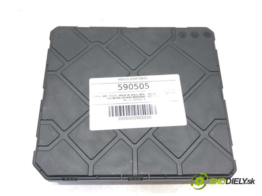 VW POLO VI (AW1, BZ1, AE1) 2017 - 2022    1.0 48 kW [65 KM] benzyna 2017 - 2022  Modul komfortu 2Q0937085 (Moduly komfortu)