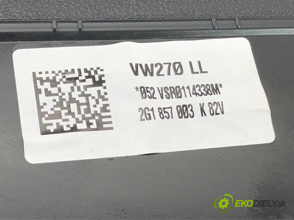 VW POLO VI (AW1, BZ1, AE1) 2017 - 2022    1.0 48 kW [65 KM] benzyna 2017 - 2022  Palubná doska VANKÚŠ: spolujazdca 2G1857003K