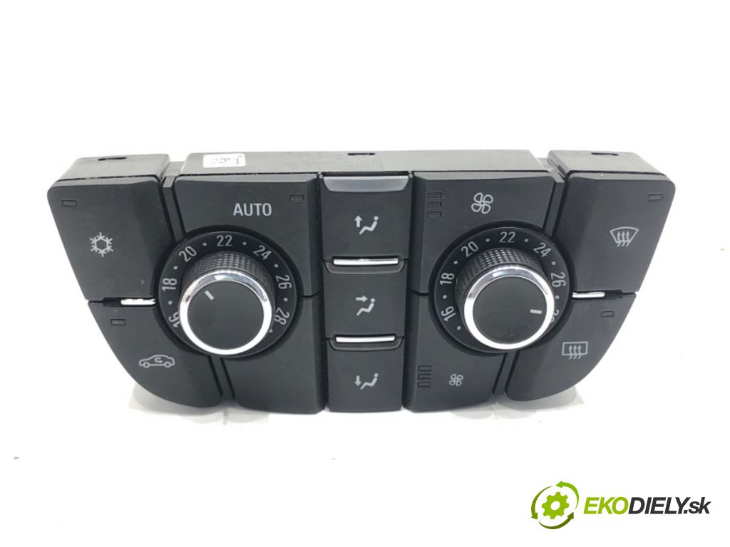 OPEL ASTRA J Sports Tourer (P10) 2010 - 2015    1.7 CDTI (35) 81 kW [110 KM] olej napędowy 2010 - 2015  Panel ovládania kúrenia 13343707 (Prepínače, spínače, tlačidlá a ovládače kúrenia)