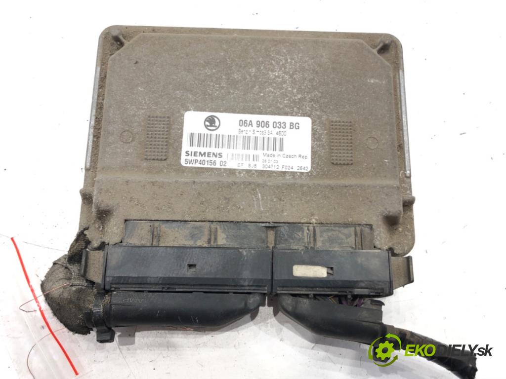 SKODA OCTAVIA I (1U2) 1996 - 2010    1.6 75 kW [102 KM] benzyna 2000 - 2010  riadiaca jednotka Motor 06A906033BG (Riadiace jednotky)