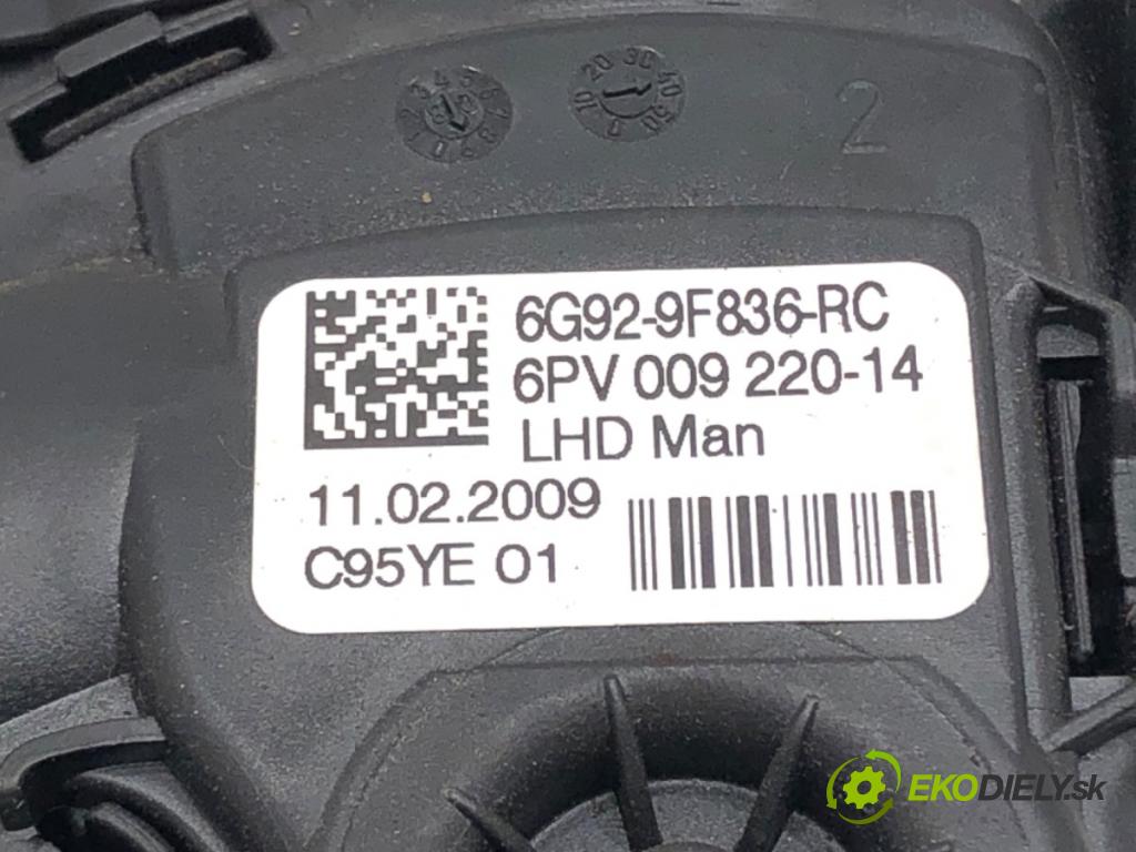 FORD MONDEO IV (BA7) 2007 - 2015    1.8 TDCi 92 kW [125 KM] olej napędowy 2007 - 2015  Potenciometer plynu 6G92-9F836-RC (Pedále)