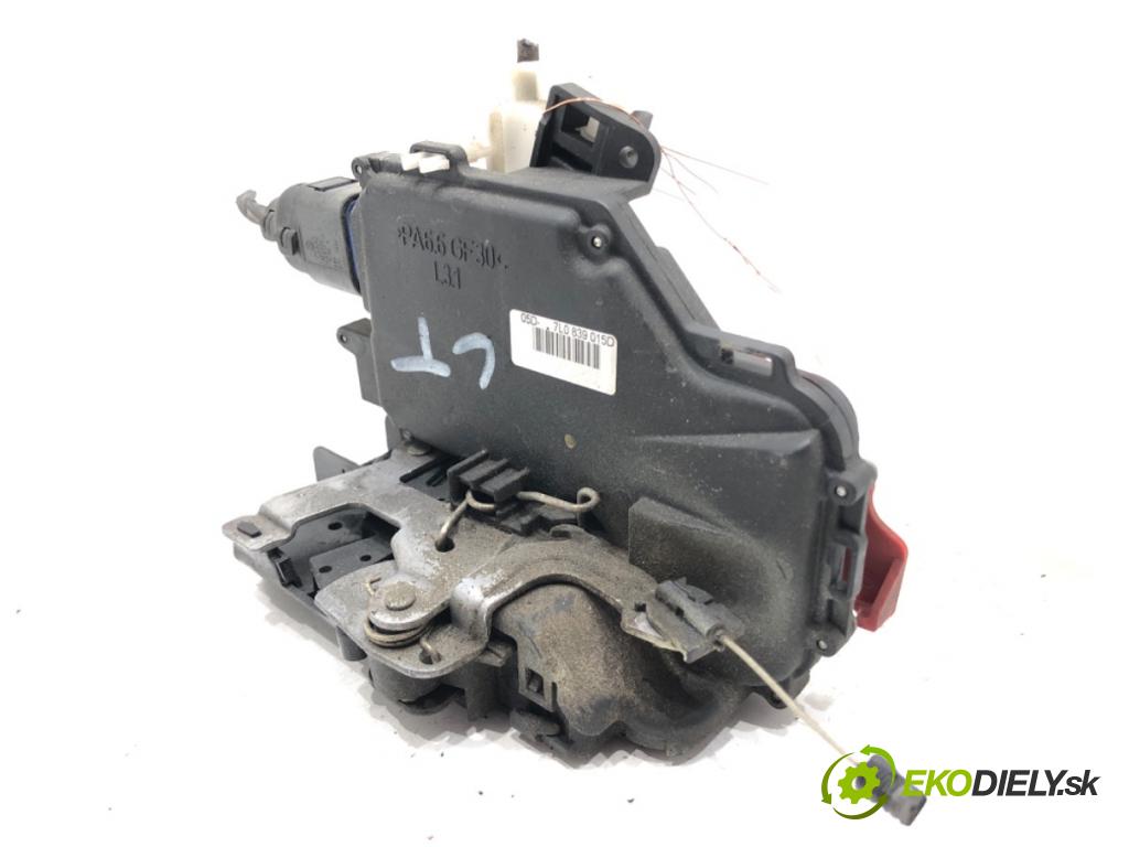 VW GOLF PLUS V (5M1, 521) 2004 - 2013    1.9 TDI 77 kW [105 KM] olej napędowy 2005 - 2009  zámok dveře levý zadní část 7L0839015D