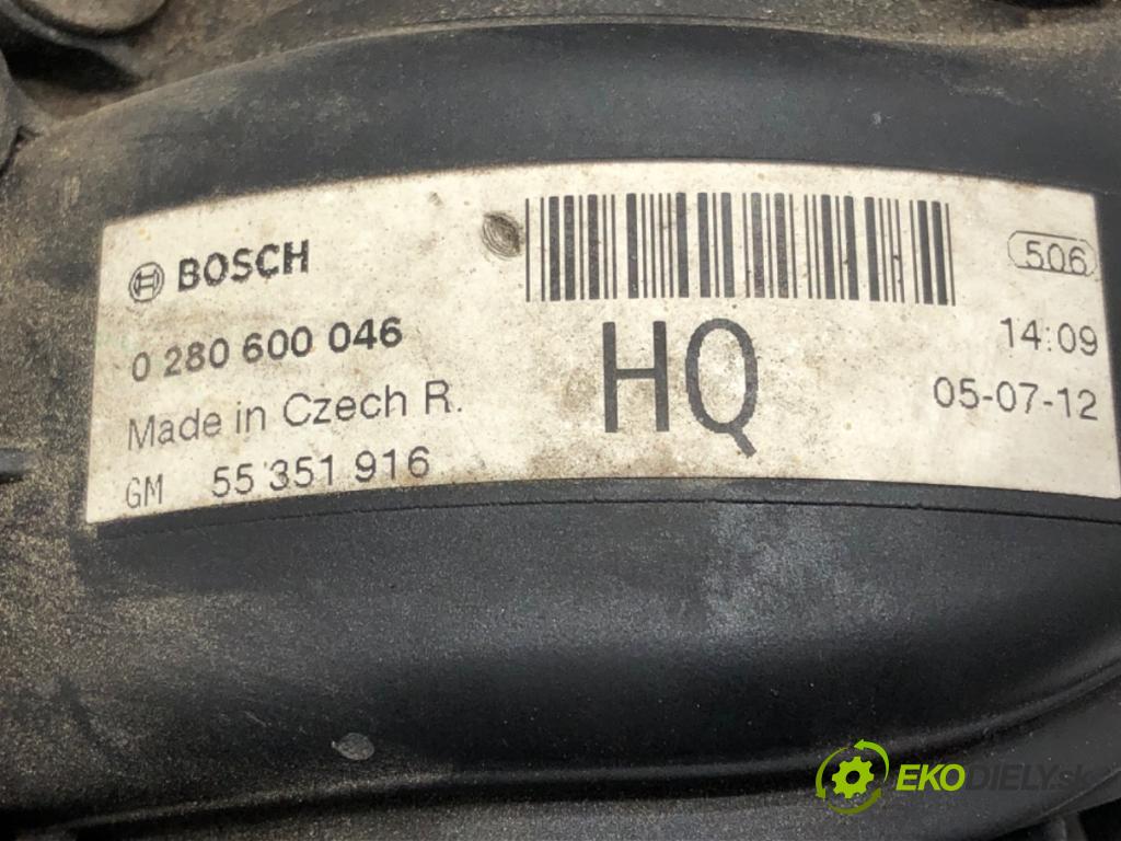 OPEL CORSA C (X01) 2000 - 2009    1.2 Twinport (F08, F68) 59 kW [80 KM] benzyna 2004 - 2009  Potrubie sacie, sanie 55351916 (Sacie potrubia)