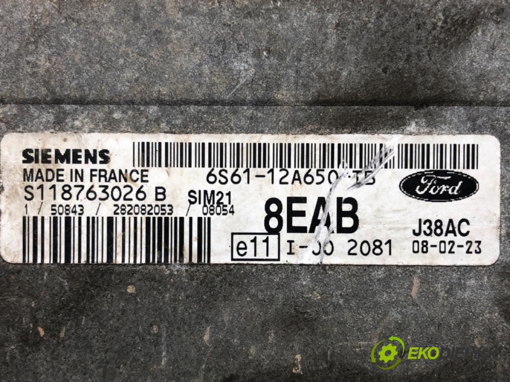 FORD FIESTA V (JH_, JD_) 2001 - 2014    1.3 51 kW [69 KM] benzyna 2001 - 2008  riadiaca jednotka Motor 6S61-12A650-TB (Riadiace jednotky)