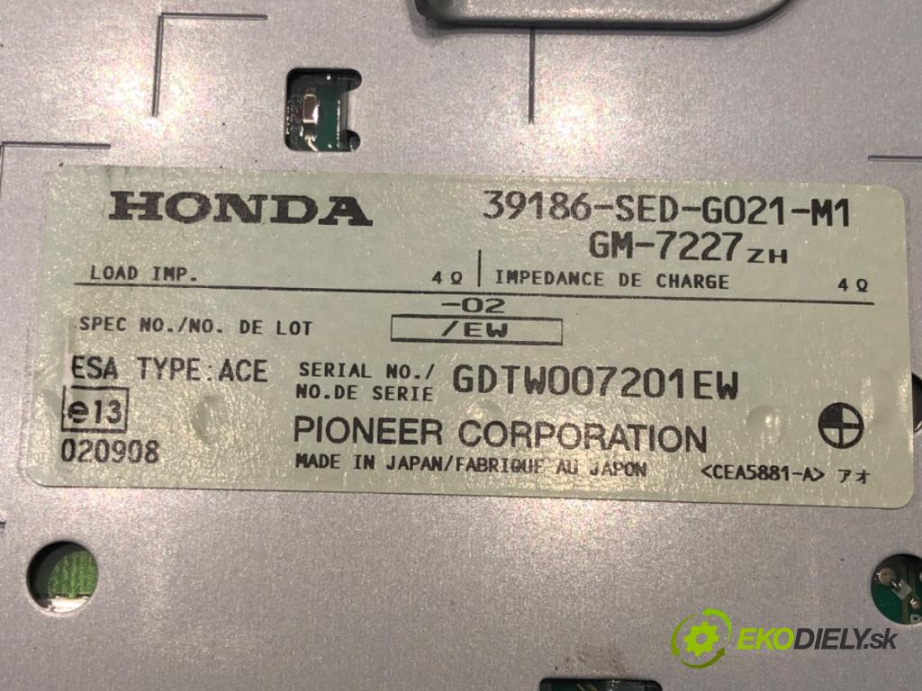 HONDA ACCORD VII Tourer (CM, CN) 2003 - 2008    2.0 (CM1) 114 kW [155 KM] benzyna 2003 - 2008  Zosilňovač 39186-SED-G021-M1 (Zosilňovače)