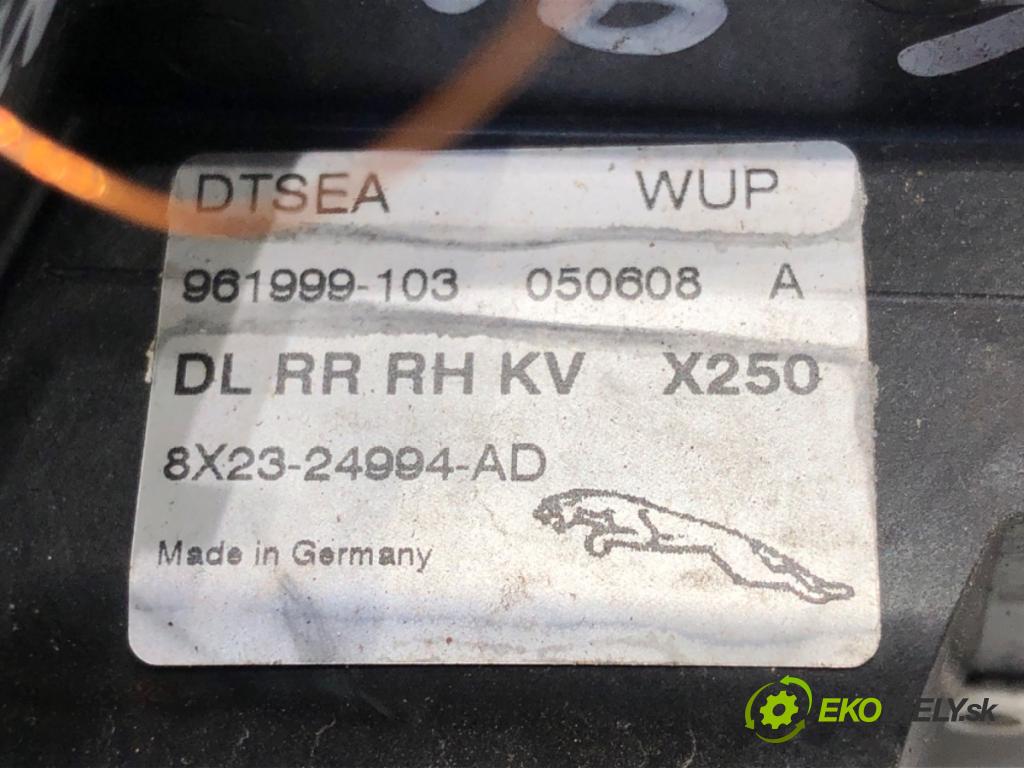 JAGUAR XF I (X250) 2008 - 2015    2.7 D 152 kW [207 KM] olej napędowy 2008 - 2015  zámok dveře pravý zadní část 8X23-24994-AD