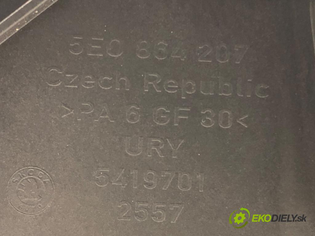 SKODA OCTAVIA III (5E3, NL3, NR3) 2012 - 2022    1.6 TDI 85 kW [115 KM] olej napędowy 2017 - 2022  Lakťová opierka 5E0864207 (Lakťové opierky)