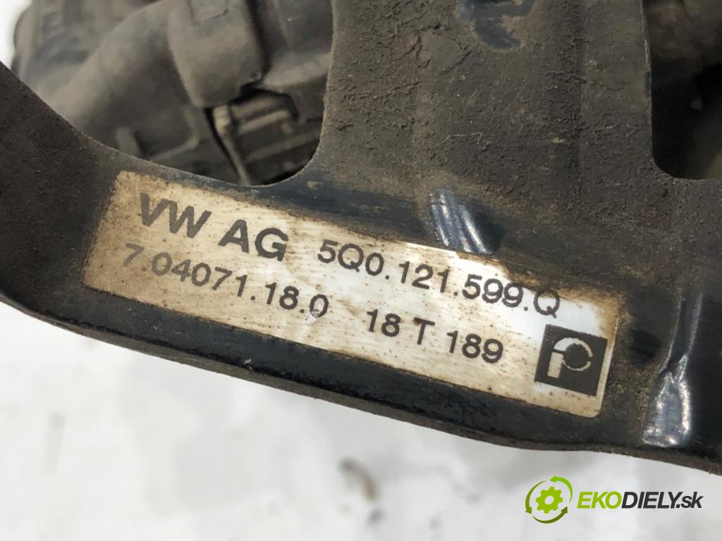 SKODA OCTAVIA III (5E3, NL3, NR3) 2012 - 2022    1.6 TDI 85 kW [115 KM] olej napędowy 2017 - 2022  DALŠÍ: pumpa vody 5Q0121599Q (Vodní pumpy)