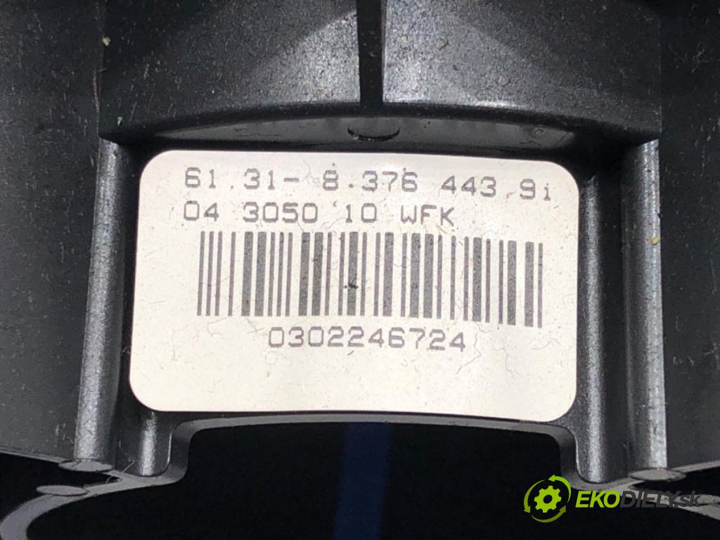 BMW 3 (E46) 1997 - 2005    316 i 85 kW [115 KM] benzyna 2002 - 2005  Prepínač kombinovaný 8376443 (Prepínače, spínače, tlačidlá a ovládače kúrenia)