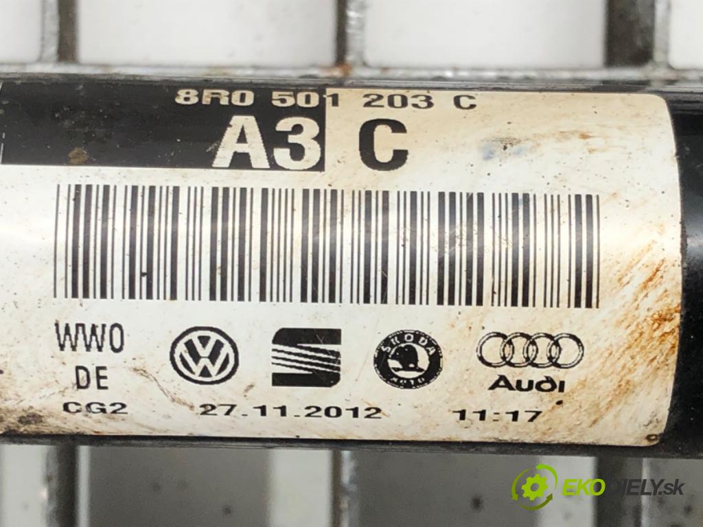 AUDI Q5 (8RB) 2008 - 2017    3.0 TDI quattro 180 kW [245 KM] olej napędowy 2012 - 2017  Poloos pravy zad 8R0501203C