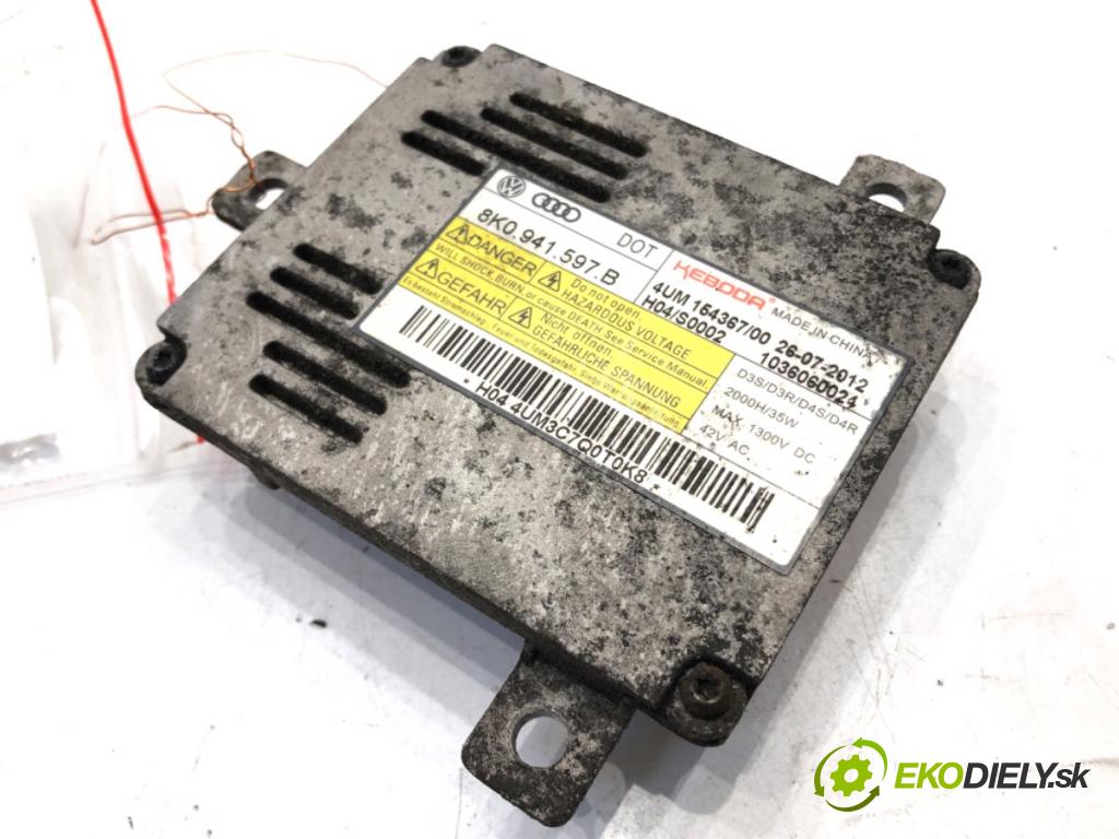 AUDI Q5 (8RB) 2008 - 2017    3.0 TDI quattro 180 kW [245 KM] olej napędowy 2012 - 2017  Menič XENON 8K0941597B (Riadiace jednotky xenónu)