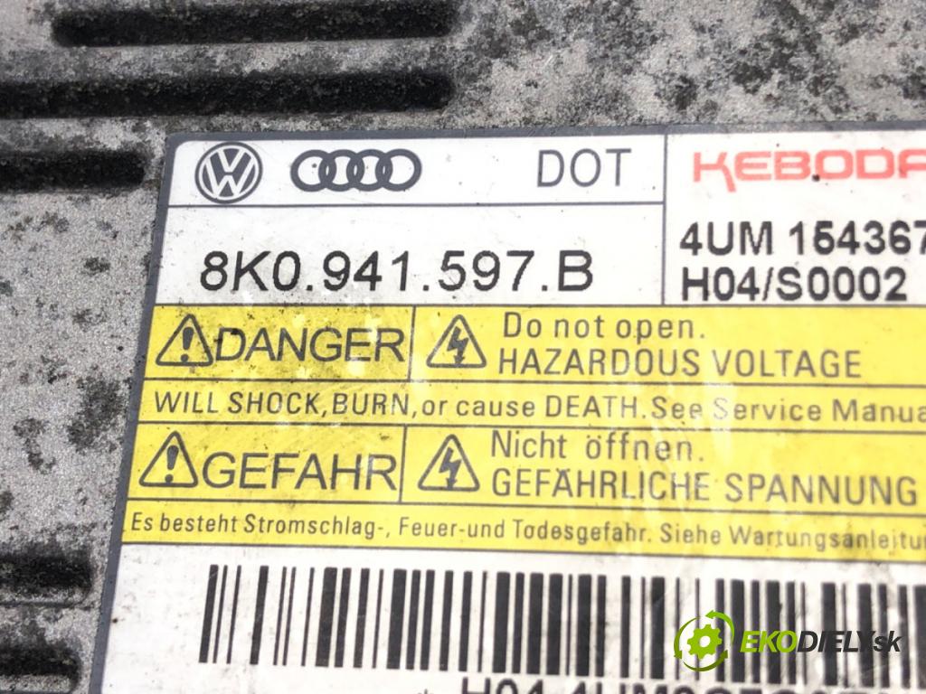 AUDI Q5 (8RB) 2008 - 2017    3.0 TDI quattro 180 kW [245 KM] olej napędowy 2012 - 2017  Menič XENON 8K0941597B (Riadiace jednotky xenónu)