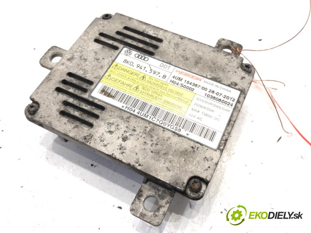 AUDI Q5 (8RB) 2008 - 2017    3.0 TDI quattro 180 kW [245 KM] olej napędowy 2012 - 2017  Menič XENON 8K0941597B (Riadiace jednotky xenónu)