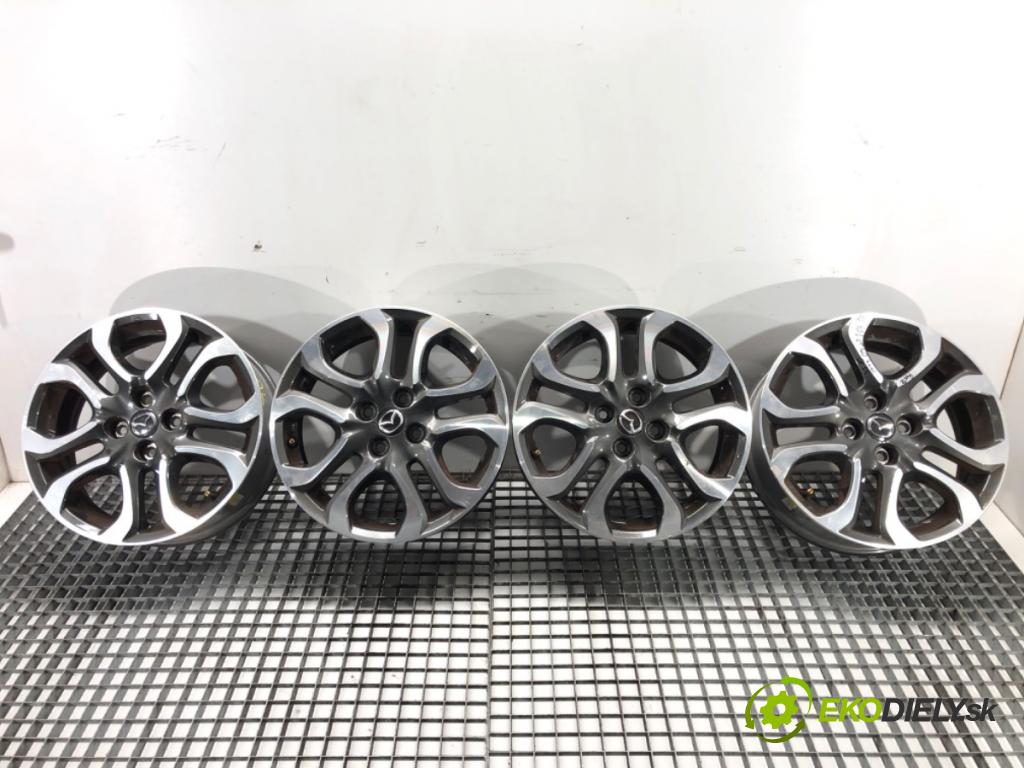 MAZDA 2 DL liftback 2016 66 kW 1.5 SKYACTIV-G 1496 disky hliníkové 16 5.5J: 4X100 ET 49 stred CENTR. 54 9965445560 9965425560