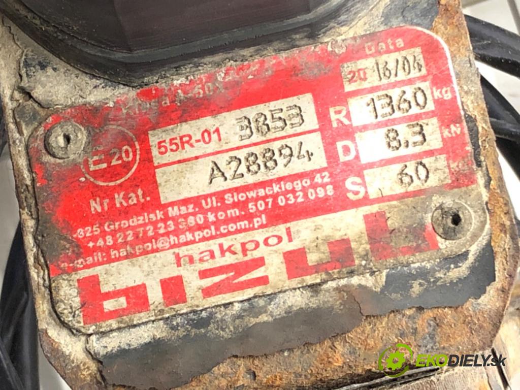 OPEL MERIVA A nadwozie wielkoprzestrzenne (MPV) (X03) 2003 - 2010    1.7 CDTI (E75) 74 kW [100 KM] olej napędowy 2003 - 2010  Hák tažné zařízení  (Tažná zařízení)