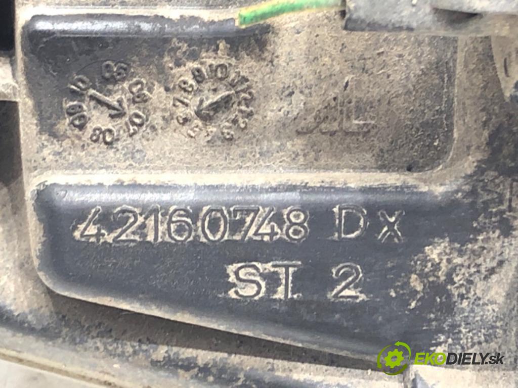PEUGEOT 407 (6D_) 2004 - 2011    1.6 HDi 110 (6D9HZC, 6D9HYC) 80 kW [109 KM] olej napędowy 2004 - 2010  hmlové svetlo, hmlovka pravý přední část 42160748DX