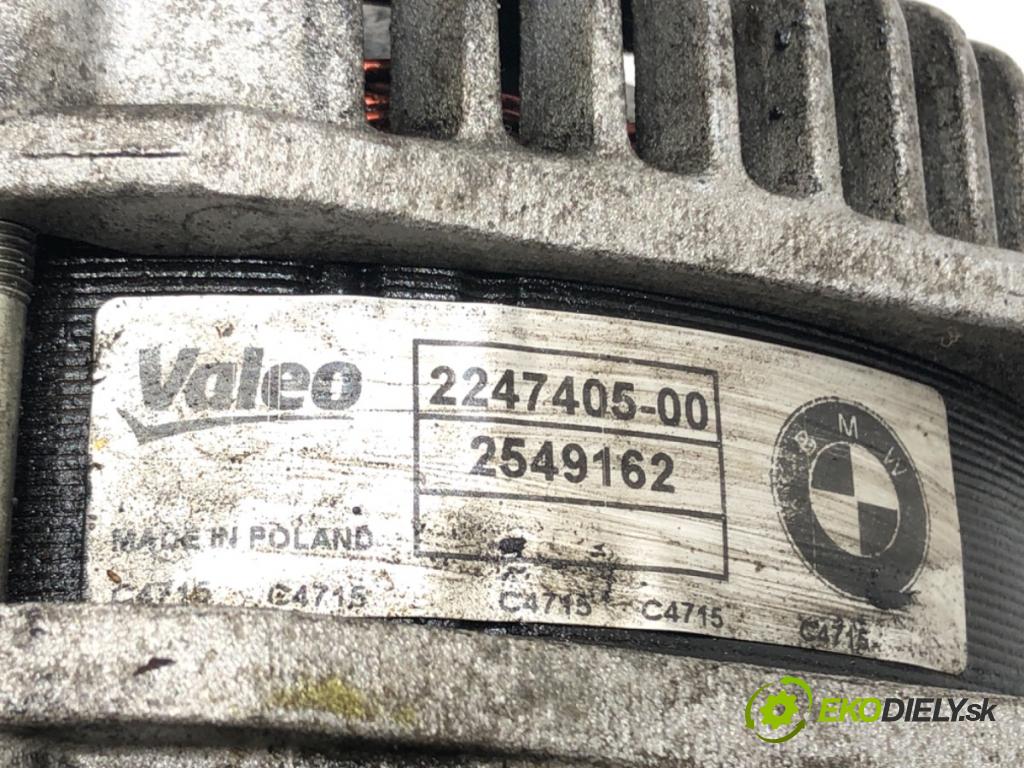 BMW 5 (E39) 1995 - 2003    520 d 100 kW [136 KM] olej napędowy 2000 - 2003  Alternátor 2247405 (Alternátory)