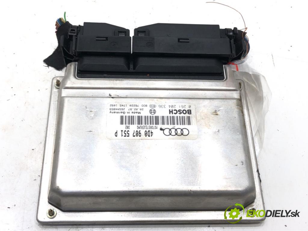 AUDI A6 C5 (4B2) 1997 - 2005    2.8 142 kW [193 KM] benzyna 1997 - 2005  riadiaca jednotka Motor 4D0907551P (Riadiace jednotky)