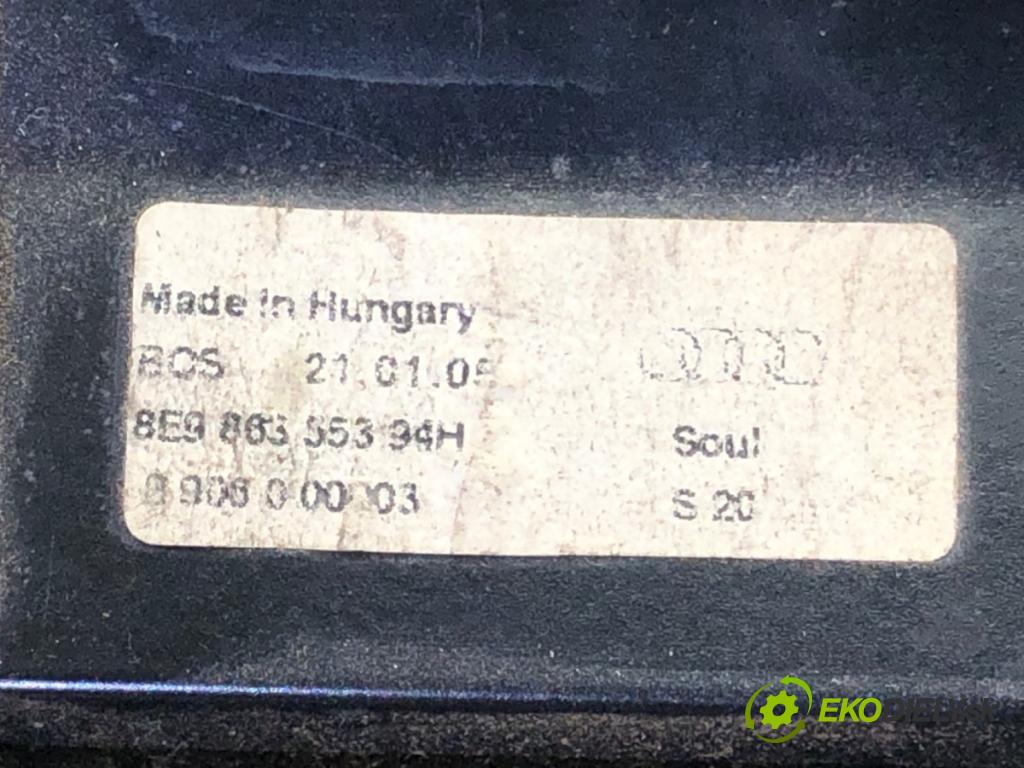 AUDI A4 B7 Avant (8ED) 2004 - 2008    2.0 TDI 103 kW [140 KM] olej napędowy 2004 - 2008  Roleta 8E9863553 (Rolety kufra)