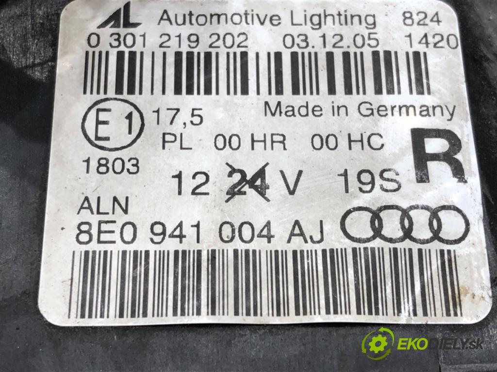 AUDI A4 B7 Avant (8ED) 2004 - 2008    2.0 TDI 103 kW [140 KM] olej napędowy 2004 - 2008  Svetlomet pravy predný 8E0941004AJ