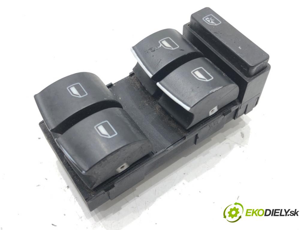 AUDI A4 B7 Avant (8ED) 2004 - 2008    2.0 TDI 103 kW [140 KM] olej napędowy 2004 - 2008  Prepínač okien 8Z0959851D (Prepínače, spínače, tlačidlá a ovládače kúrenia)
