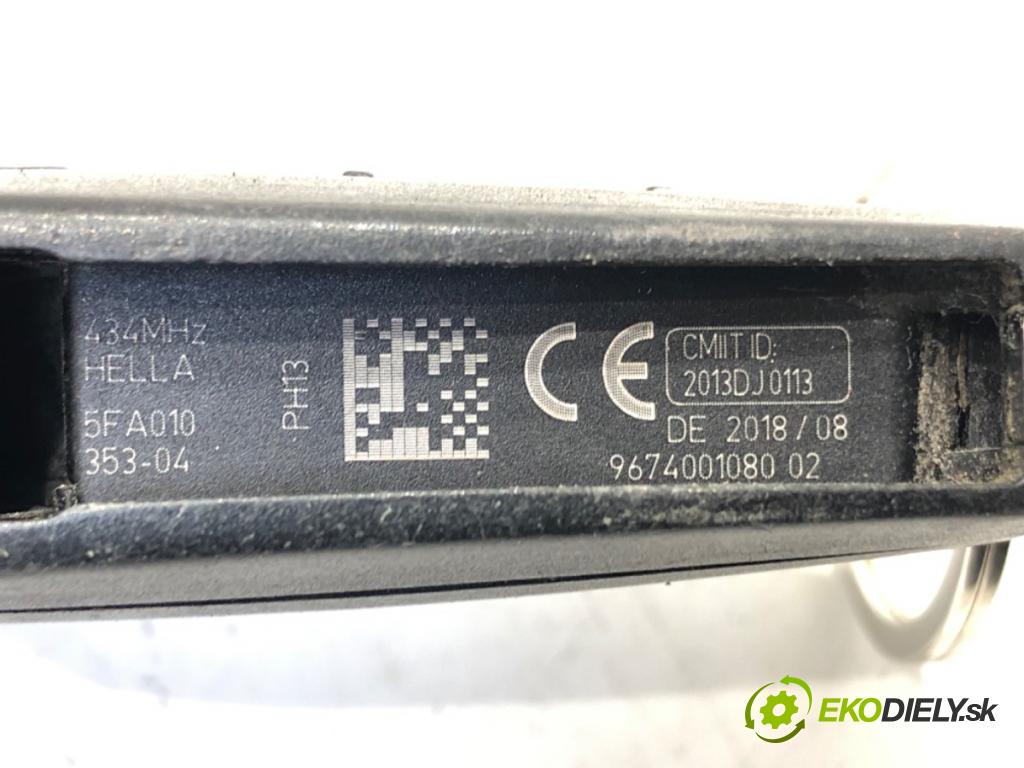 PEUGEOT 308 SW II (LC_, LJ_, LR_, LX_, L4_) 2014 - 2021    1.6 BlueHDi 120 88 kW [120 KM] olej napędowy 2014 - 2021  Súprava štartu (riad. jednotka, kľúč, spínačka) spinačka riadiaca jednotka Motor Modul BSI VLOŽIT: zámku kľúč 9814182680 9819851280