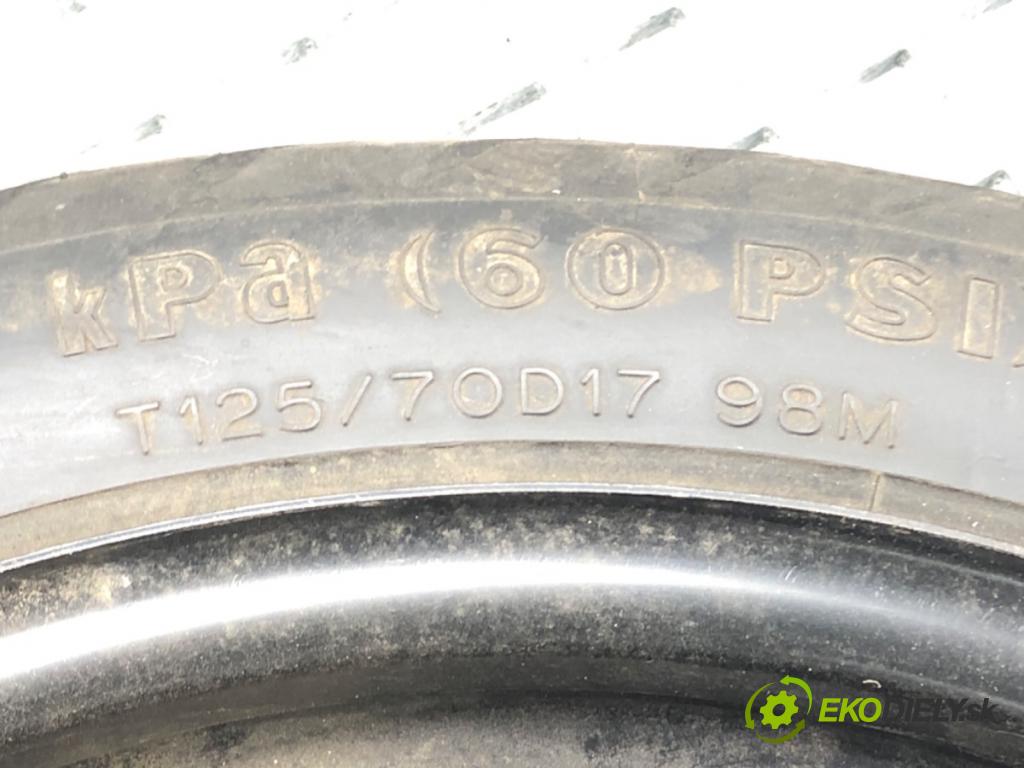 TOYOTA ---    ---  koleso dojazdové 125/70 R17 5X114,3 60,1 ET39