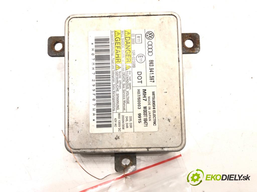 AUDI A4 B8 Avant (8K5) 2007 - 2015    2.0 TDI 88 kW [120 KM] olej napędowy 2008 - 2015  Menič XENON 8K0941597 (Riadiace jednotky xenónu)