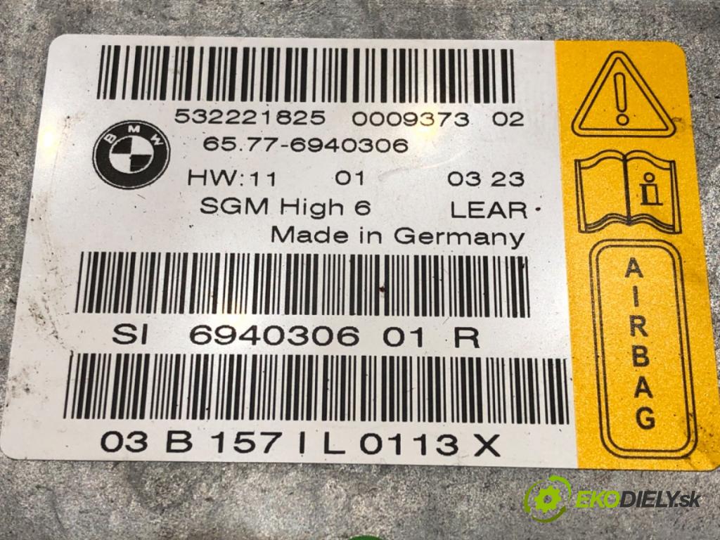 BMW 5 (E60) 2001 - 2010    530 d 160 kW [218 KM] olej napędowy 2002 - 2005  senzor airbag 6940306 (Snímače)