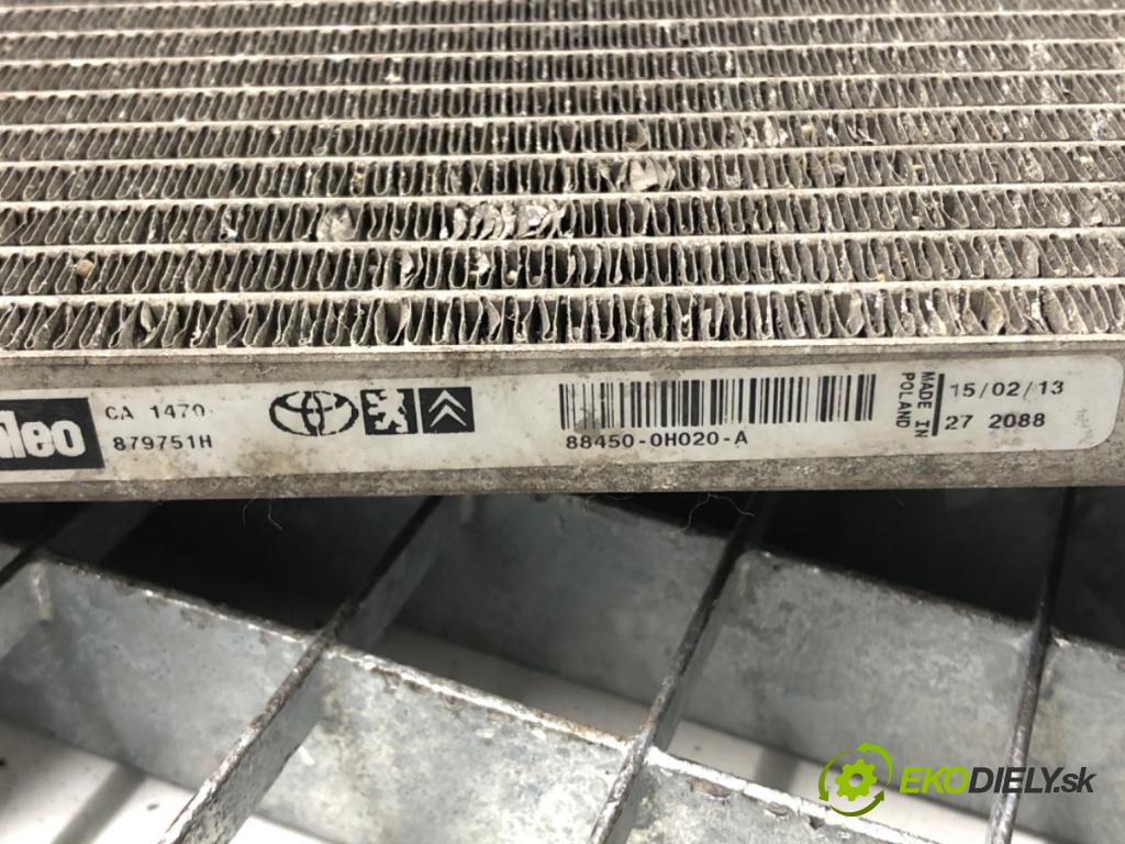 TOYOTA AYGO (_B1_) 2005 - 2014    1.0 (KGB10_) 50 kW [68 KM] benzyna 2005 - 2014  Chladič klimatizácie 88450-0H020-A (Chladiče klimatizácie)