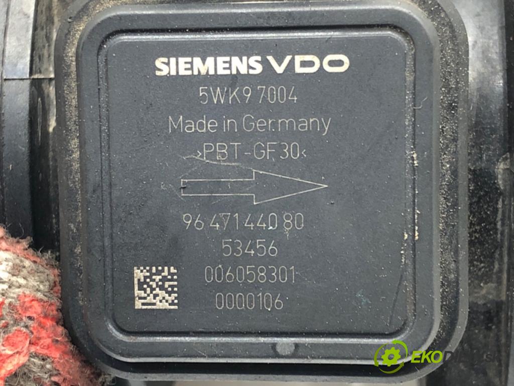 PEUGEOT BIPPER (AA_) 2008 - 2022    1.4 HDi 50 kW [68 KM] olej napędowy 2008 - 2022  Váha vzduchu 9647144080 (Váhy vzduchu)