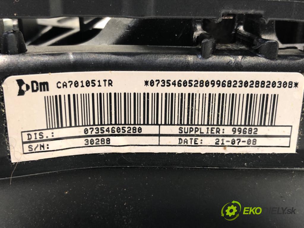 PEUGEOT BIPPER (AA_) 2008 - 2022    1.4 HDi 50 kW [68 KM] olej napędowy 2008 - 2022  AirBag volantu spolujazdca pasy 07354605280 07354703130