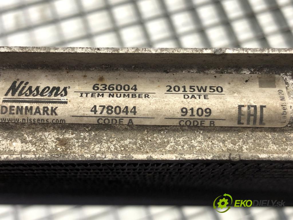 PEUGEOT BIPPER (AA_) 2008 - 2022    1.4 HDi 50 kW [68 KM] olej napędowy 2008 - 2022  Chladič vody  (Chladiče vody)